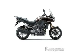 Decals for Kawasaki KLZ1000 VERSYS 2012 - Gray • Kawasaki OEM Decals