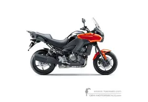 Decals for Kawasaki KLZ1000 VERSYS 2013 - Orange • Kawasaki OEM Decals