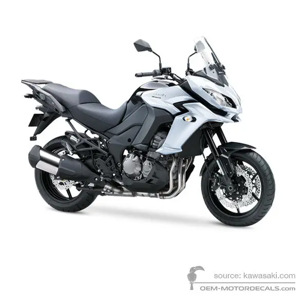 Kawasaki KLZ1000 VERSYS 2015 - Blanco - Pearl Stardust White / Metallic Spark Black