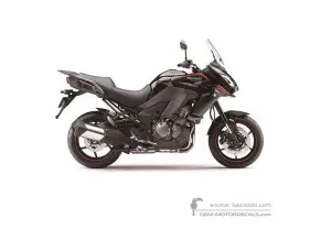 Decals for Kawasaki KLZ1000 VERSYS 2017 - Black • Kawasaki OEM Decals