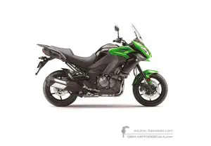 Decals for Kawasaki KLZ1000 VERSYS 2017 - Green • Kawasaki OEM Decals