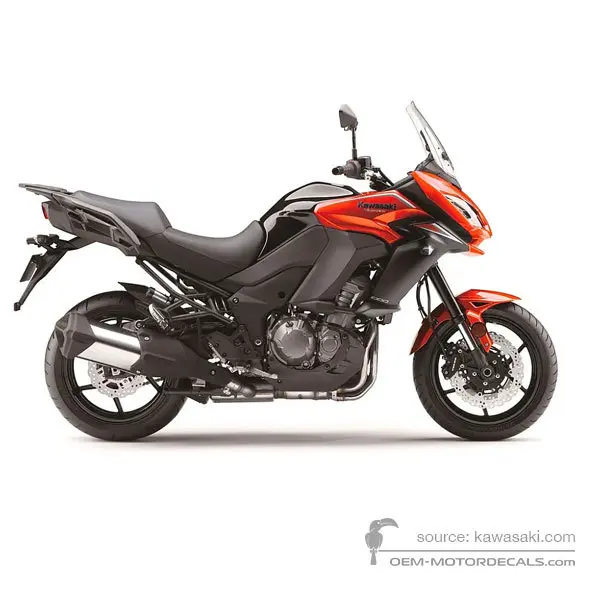 Kawasaki KLZ1000 VERSYS 2017 - Naranja - Candy Burnt Orange