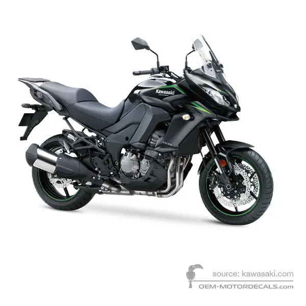 Kawasaki KLZ1000 VERSYS 2018 - Negro - Metallic Flat Spark Black / Metallic Spark Black