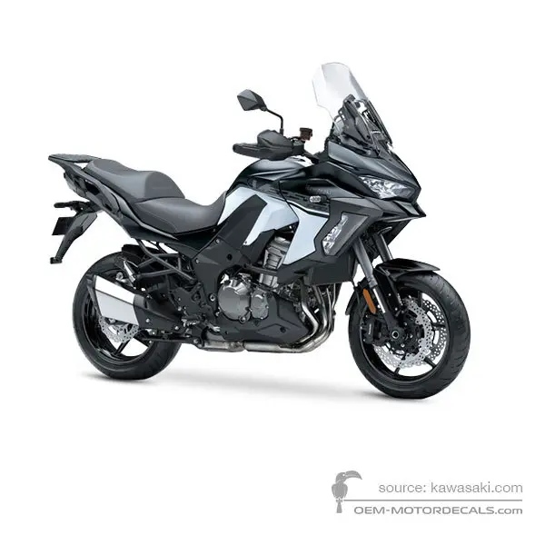 Kawasaki KLZ1000SE VERSYS 2019 - Negro - Metallic Flat Spark Black / Pearl Flat Stardust White