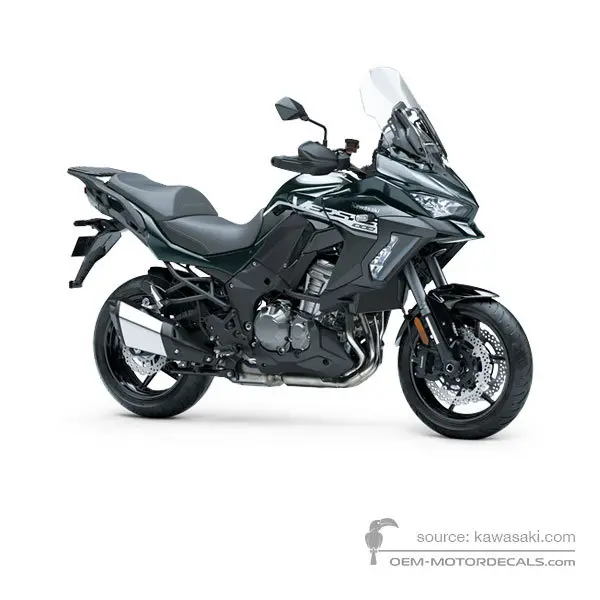 Kawasaki KLZ1000 VERSYS 2020 - Gris - Metallic Carbon Gray / Metallic Spark Black
