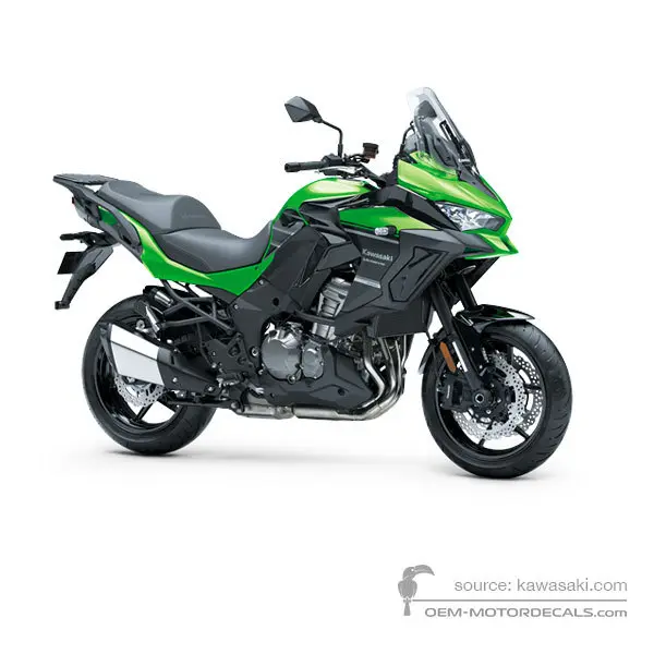 Kawasaki KLZ1000 VERSYS 2020 - Verde - Candy Lime Green / Metallic Spark Black