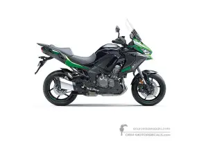 Decals for Kawasaki KLZ1000SE VERSYS 2022 - Black Green • Kawasaki OEM Decals
