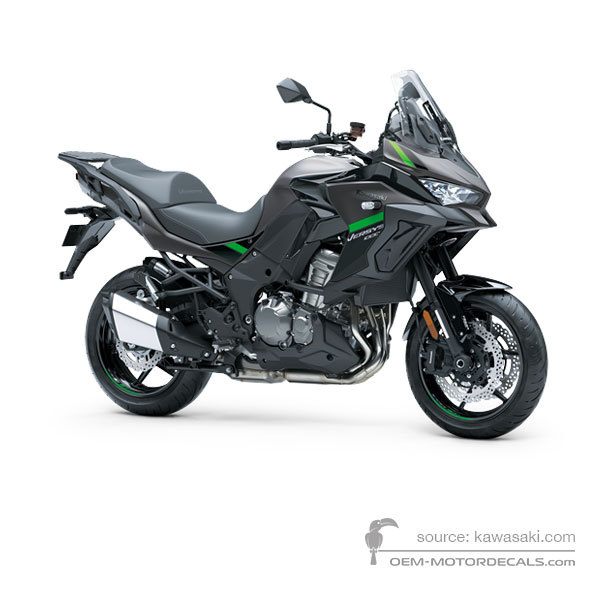 Aufkleber für Kawasaki KLZ1000 VERSYS 2024 - Schwarz • Kawasaki OEM-Aufkleber