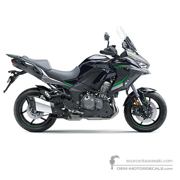 Kawasaki KLZ1000SE VERSYS 2024 - Negro - Metallic Diablo Black / Metallic Phantom Silver