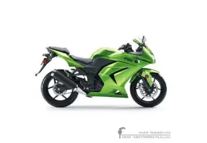 Decals for Kawasaki NINJA 250R | EX250 2011 • Kawasaki OEM Decals