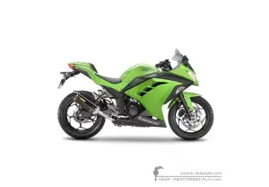 Autocollants pour Kawasaki NINJA 300 | EX300 2014 • Kawasaki Autocollants OEM