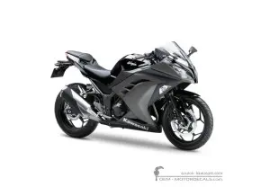 Aufkleber für Kawasaki NINJA 300 | EX300 2015 • Kawasaki OEM-Aufkleber