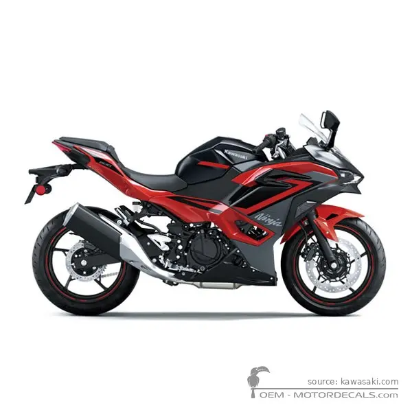 Kawasaki NINJA 500 I EX500 SE 2025 - Passion Red / Metallic Flat Spark Black / Metallic Matte Dark Gray
