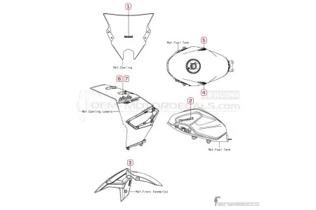 Kawasaki NINJA 500 I EX500 2025