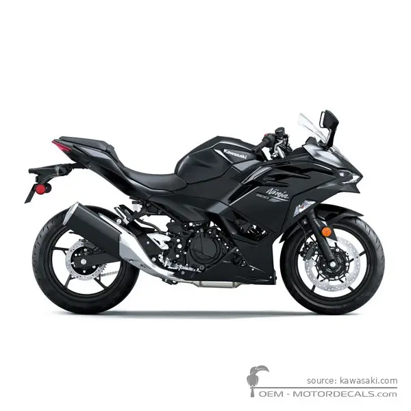 Kawasaki NINJA 500 I EX500 2026 - Metallic Flat Spark Black / Metallic Spark Black