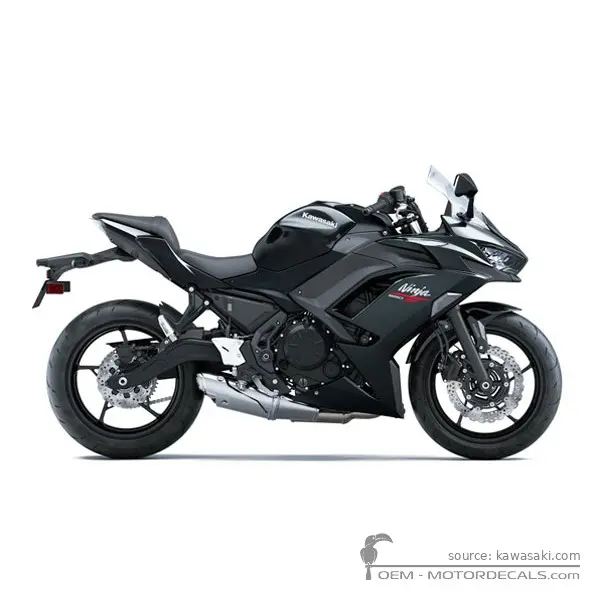 Kawasaki NINJA 650 | EX650 2026 - Metallic Flat Spark Black / Metallic Carbon Gray