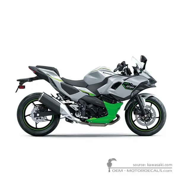 Kawasaki NINJA 7 HYBRID 2024 - Metallic Bright Silver