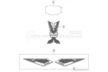Autocollants optionnels