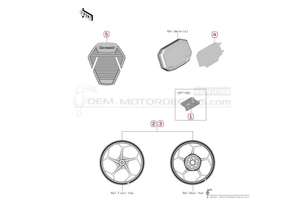 Optionele stickers