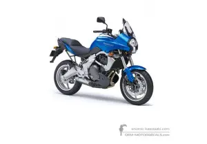 Naklejki do Kawasaki KLE650 VERSYS 2008 - Niebieski • Kawasaki Naklejki OEM