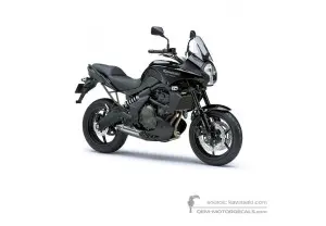 Naklejki do Kawasaki KLE650 VERSYS 2009 - Czarny • Kawasaki Naklejki OEM