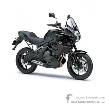 Kawasaki KLE650 VERSYS 2009 - Czarny - Metallic Diablo Black