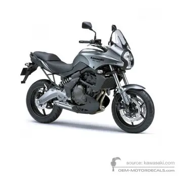 Kawasaki KLE650 VERSYS 2009 - Grigio - Metallic Moondust Gray