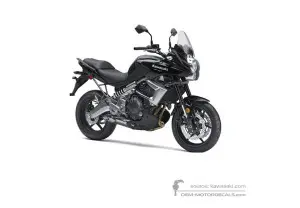 Naklejki do Kawasaki KLE650 VERSYS 2010 - Czarny • Kawasaki Naklejki OEM