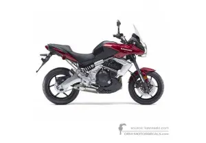 Aufkleber für Kawasaki KLE650 VERSYS 2011 - Rot • Kawasaki OEM-Aufkleber