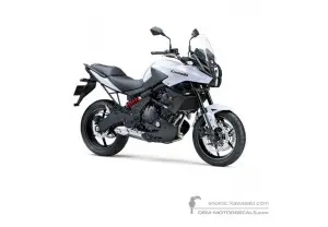 Naklejki do Kawasaki KLE650 VERSYS 2013 - Biały • Kawasaki Naklejki OEM
