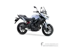Naklejki do Kawasaki KLE650 VERSYS 2015 - Biały • Kawasaki Naklejki OEM