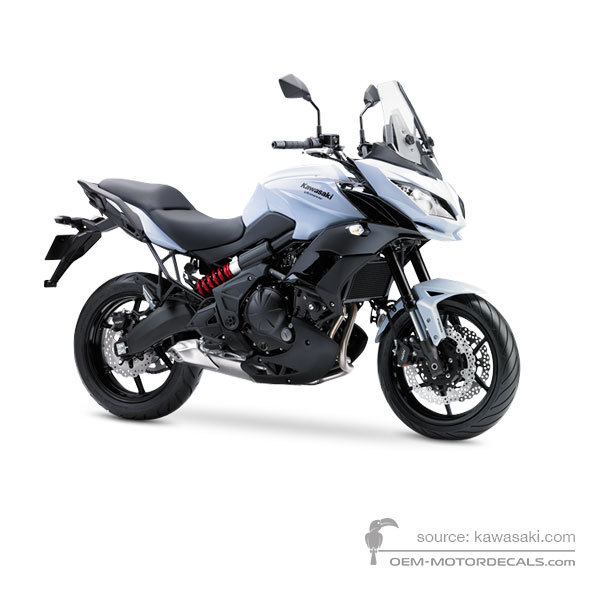 Aufkleber für Kawasaki KLE650 VERSYS 2015 - Weiss • Kawasaki OEM-Aufkleber