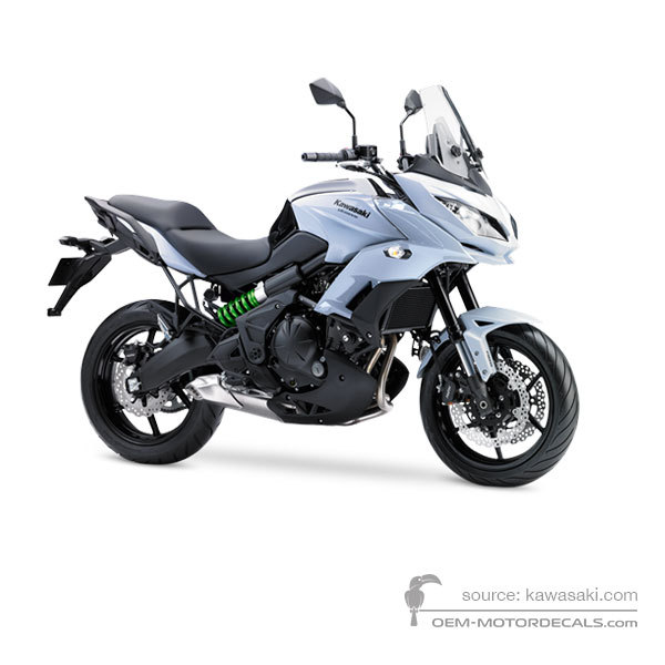 Aufkleber für Kawasaki KLE650 VERSYS 2016 - Weiss • Kawasaki OEM-Aufkleber