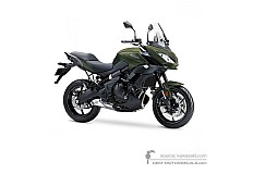 Stickers voor Kawasaki KLE650 VERSYS 2018 - Groen • Kawasaki OEM Stickers