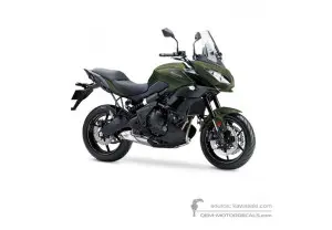 Stickers voor Kawasaki KLE650 VERSYS 2018 - Groen • Kawasaki OEM Stickers