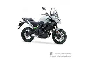 Naklejki do Kawasaki KLE650 VERSYS 2018 - Biały • Kawasaki Naklejki OEM