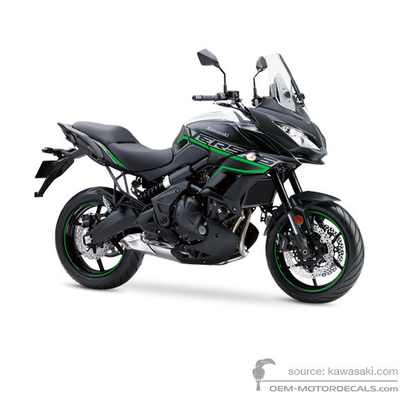 Aufkleber für Kawasaki KLE650 VERSYS 2019 - Grau • Kawasaki OEM-Aufkleber