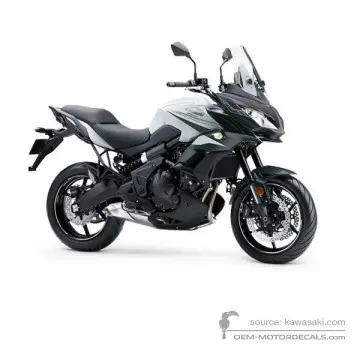 Kawasaki KLE650 VERSYS 2020 - Bianco - Pearl Blizzard White
