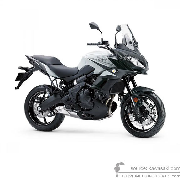 Aufkleber für Kawasaki KLE650 VERSYS 2020 - Weiss • Kawasaki OEM-Aufkleber