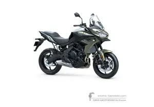 Decals for Kawasaki KLE650 VERSYS 2023 - Black • Kawasaki OEM Decals