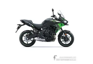 Decals for Kawasaki KLE650 VERSYS 2024 - Black Green • Kawasaki OEM Decals