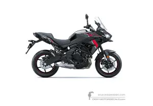 Decals for Kawasaki KLE650 VERSYS 2024 - Gray Red • Kawasaki OEM Decals