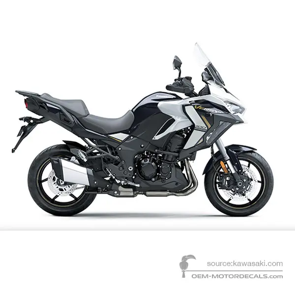 Kawasaki VERSYS 1100SE 2025 - Wit - Pearl Robotic White / Metallic Diablo Black