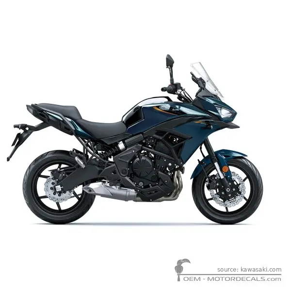 Kawasaki VERSYS 650 | KLE650 2026 - Metallic Deep Blue / Metallic Spark Black