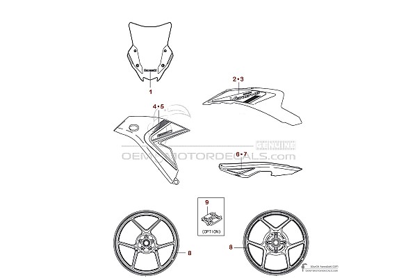 Kawasaki VERSYS | KLE650 2025 - Biały
