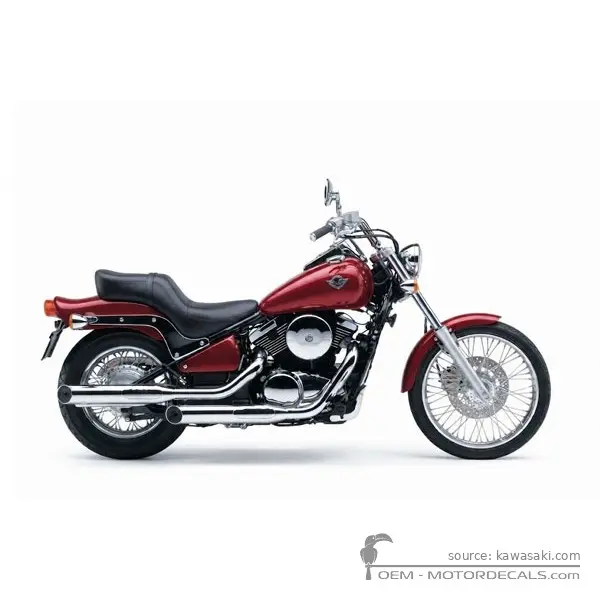 Kawasaki VN800 1995 - Candy Cardinal Red