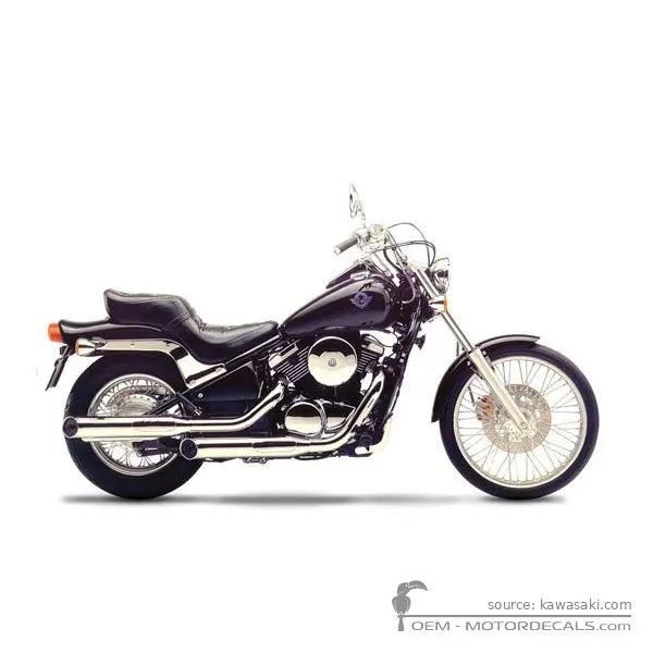 Kawasaki VN800 1995 - Pearl Greenish Black