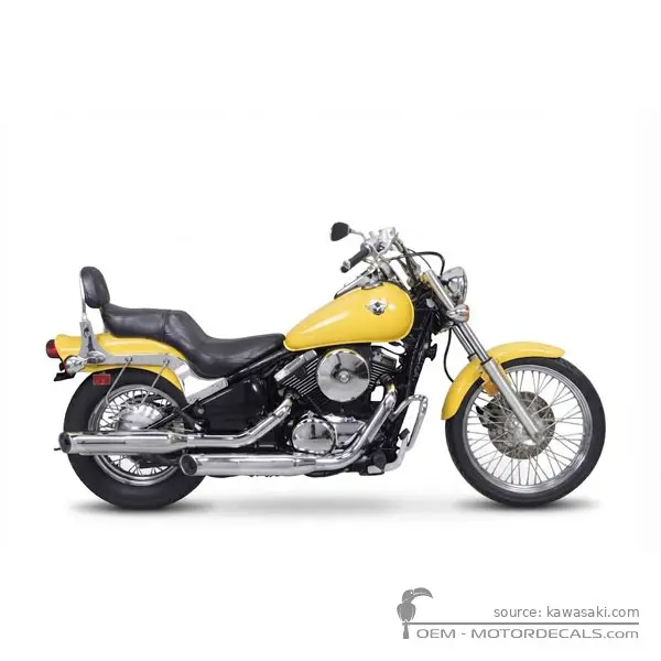 Kawasaki VN800 1997 - Pearl Canary Yellow