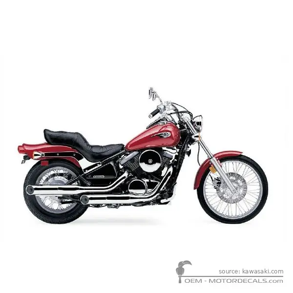 Kawasaki VN800 1999 - Firecracker Red