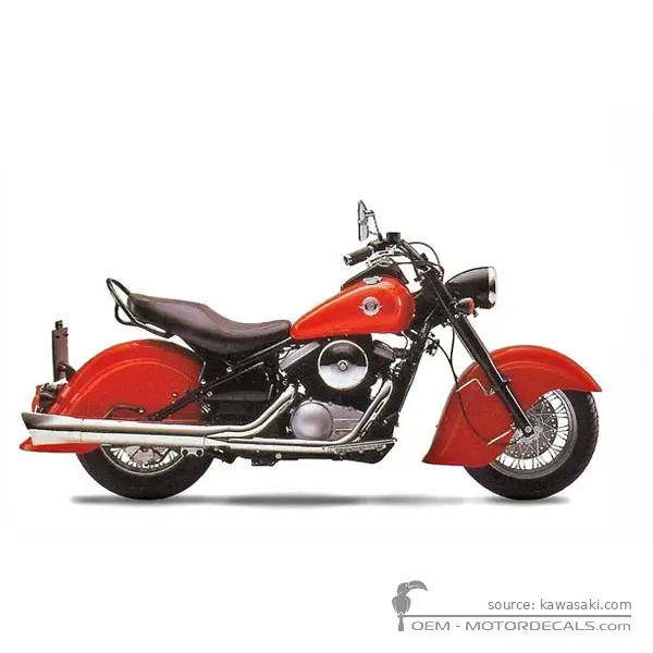 Kawasaki VN800 Drifter 1999 - Sunbeam Red
